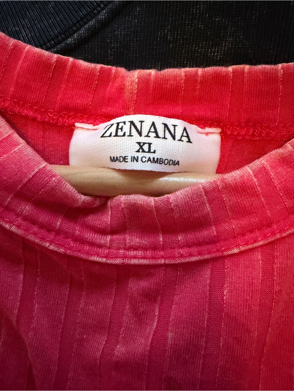 Zenana Outfitters | Extra Soft Ribbed Sleeveless Tank - Washed Red - NWOT - Picture 3 of 3